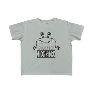 SBC Kid's Educated Monster Short Sleeve Gray Tee